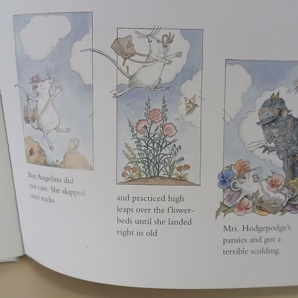 Angelina Ballerina hardback book by Katharine Holabird - Picture 4 of 5